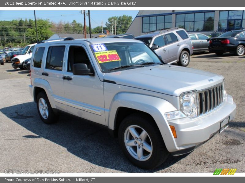 Bright Silver Metallic / Dark Slate Gray 2011 Jeep Liberty Jet Limited 4x4
