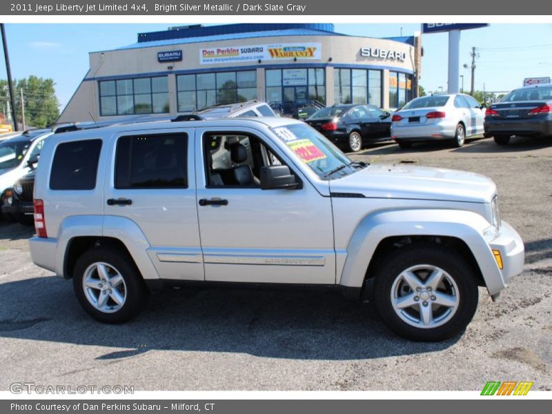 Bright Silver Metallic / Dark Slate Gray 2011 Jeep Liberty Jet Limited 4x4