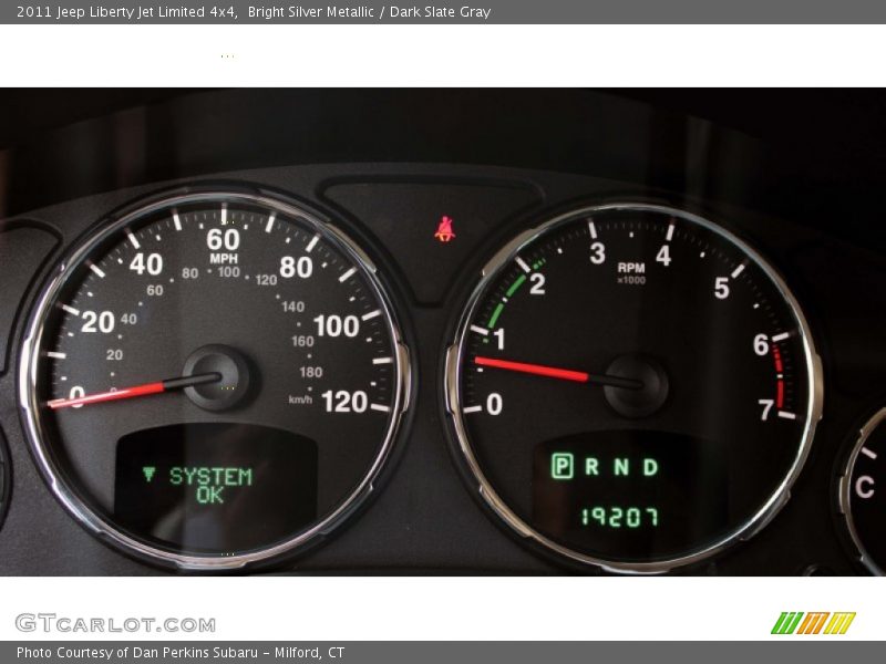 Bright Silver Metallic / Dark Slate Gray 2011 Jeep Liberty Jet Limited 4x4