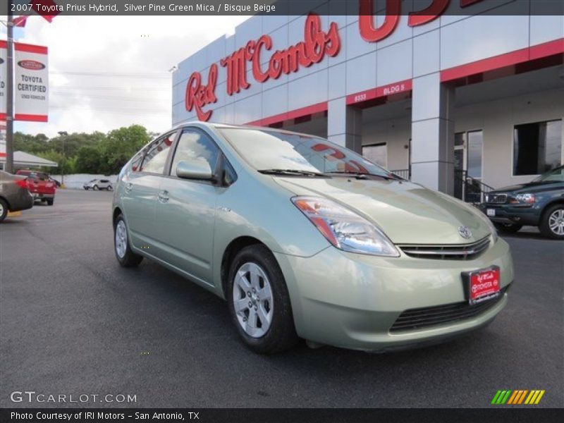 Silver Pine Green Mica / Bisque Beige 2007 Toyota Prius Hybrid