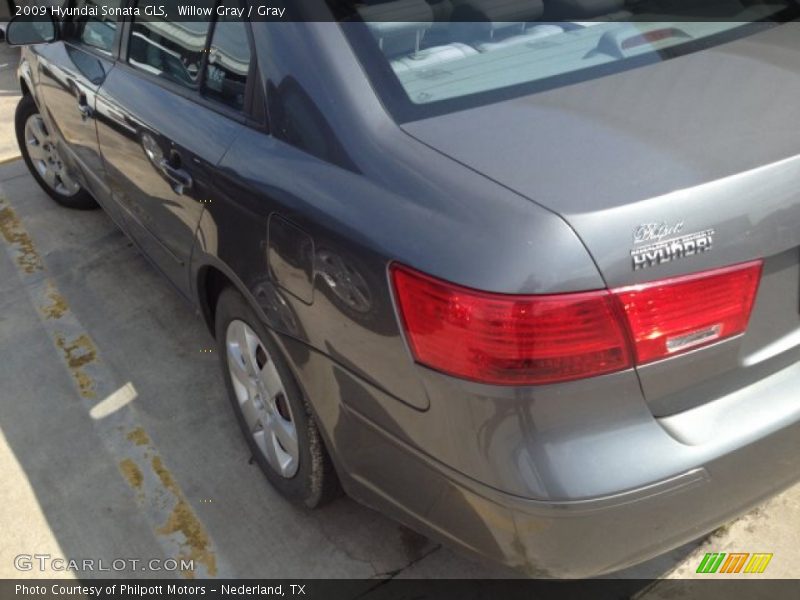 Willow Gray / Gray 2009 Hyundai Sonata GLS