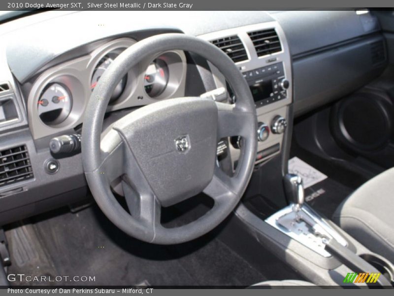 Silver Steel Metallic / Dark Slate Gray 2010 Dodge Avenger SXT