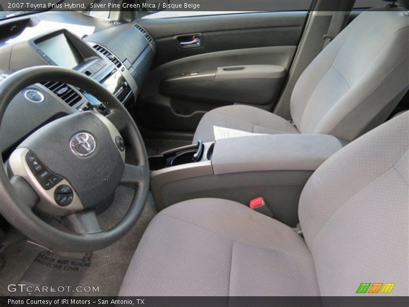 Silver Pine Green Mica / Bisque Beige 2007 Toyota Prius Hybrid