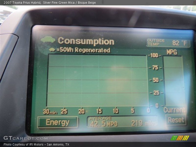 Silver Pine Green Mica / Bisque Beige 2007 Toyota Prius Hybrid