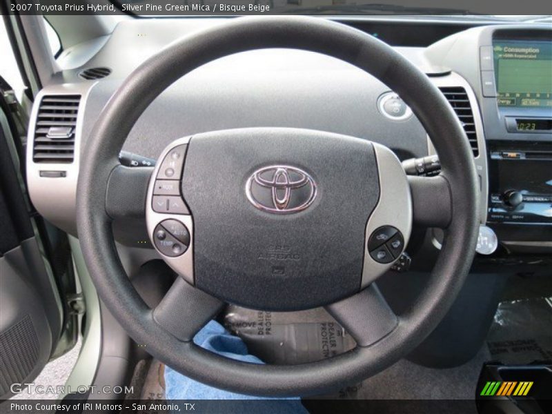 Silver Pine Green Mica / Bisque Beige 2007 Toyota Prius Hybrid
