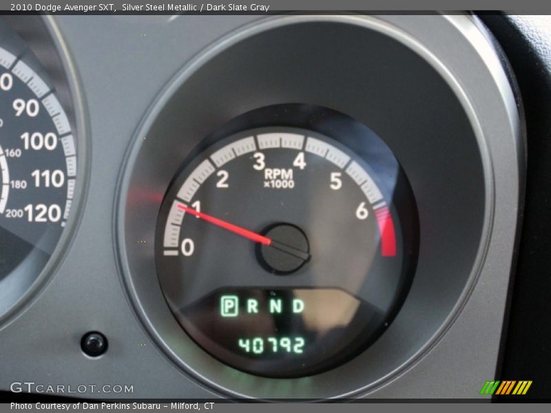 Silver Steel Metallic / Dark Slate Gray 2010 Dodge Avenger SXT