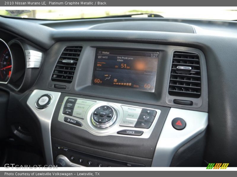 Platinum Graphite Metallic / Black 2010 Nissan Murano LE