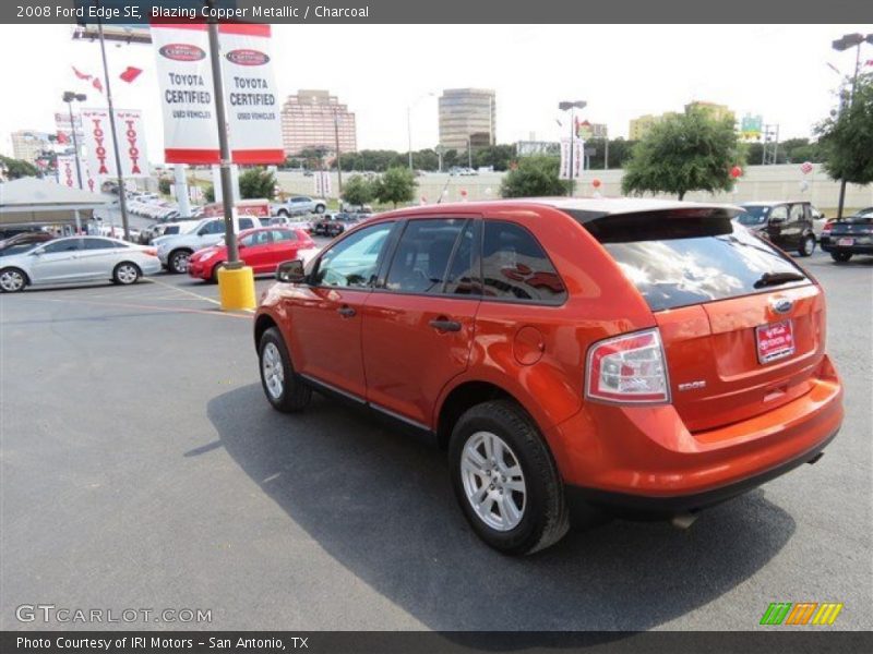 Blazing Copper Metallic / Charcoal 2008 Ford Edge SE