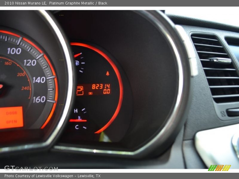 Platinum Graphite Metallic / Black 2010 Nissan Murano LE