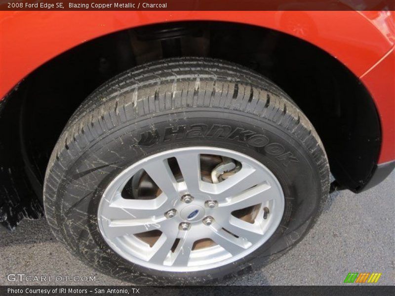 Blazing Copper Metallic / Charcoal 2008 Ford Edge SE