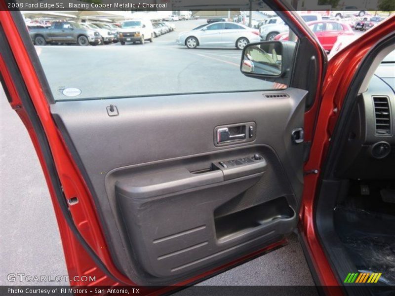 Blazing Copper Metallic / Charcoal 2008 Ford Edge SE