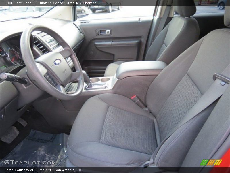 Blazing Copper Metallic / Charcoal 2008 Ford Edge SE