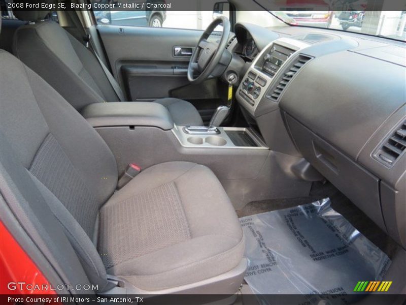 Blazing Copper Metallic / Charcoal 2008 Ford Edge SE