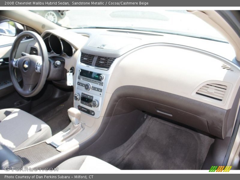 Sandstone Metallic / Cocoa/Cashmere Beige 2008 Chevrolet Malibu Hybrid Sedan