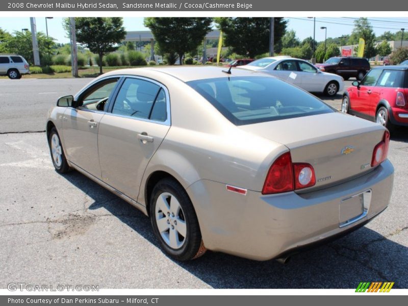 Sandstone Metallic / Cocoa/Cashmere Beige 2008 Chevrolet Malibu Hybrid Sedan