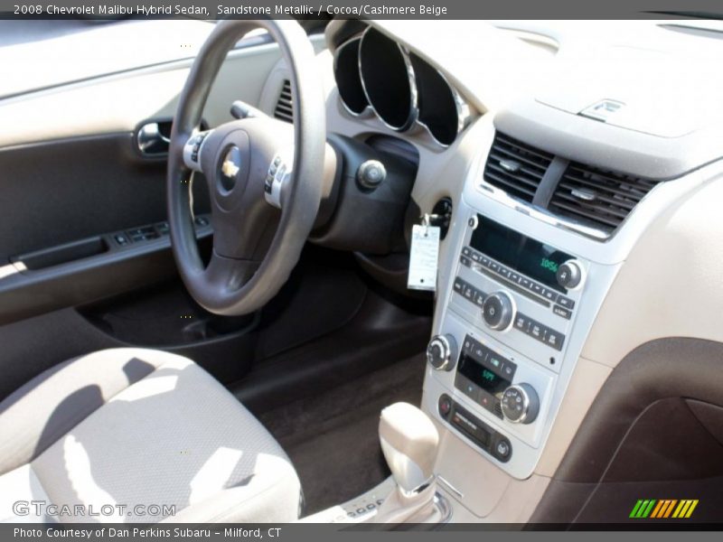 Sandstone Metallic / Cocoa/Cashmere Beige 2008 Chevrolet Malibu Hybrid Sedan