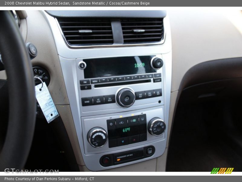 Sandstone Metallic / Cocoa/Cashmere Beige 2008 Chevrolet Malibu Hybrid Sedan