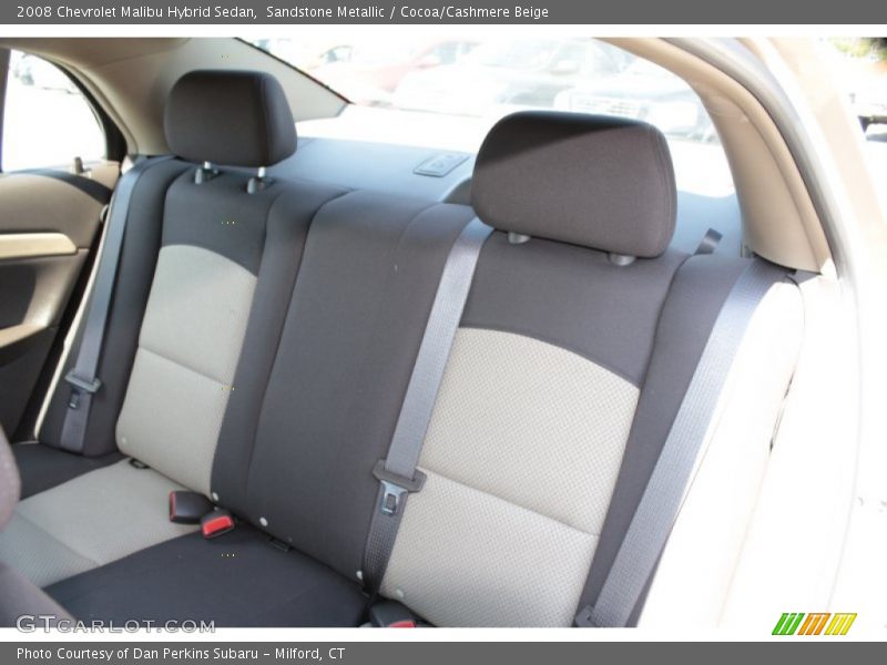 Sandstone Metallic / Cocoa/Cashmere Beige 2008 Chevrolet Malibu Hybrid Sedan