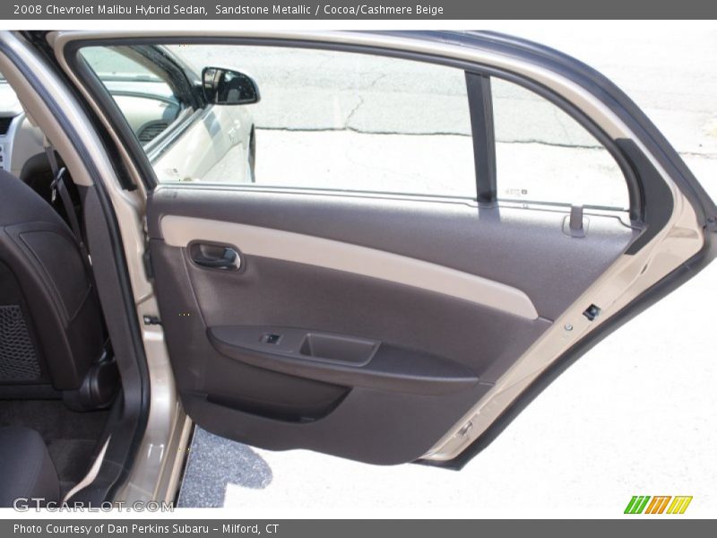 Sandstone Metallic / Cocoa/Cashmere Beige 2008 Chevrolet Malibu Hybrid Sedan
