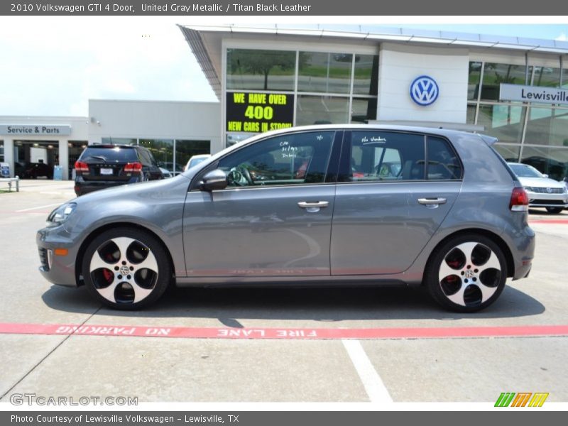 United Gray Metallic / Titan Black Leather 2010 Volkswagen GTI 4 Door