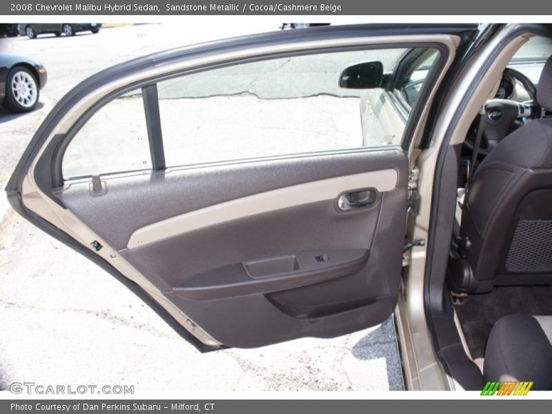 Sandstone Metallic / Cocoa/Cashmere Beige 2008 Chevrolet Malibu Hybrid Sedan