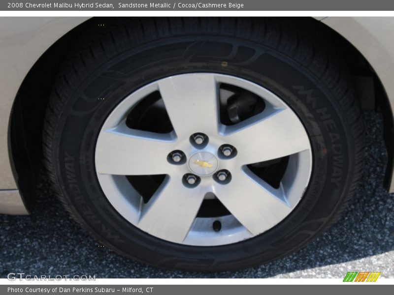 Sandstone Metallic / Cocoa/Cashmere Beige 2008 Chevrolet Malibu Hybrid Sedan