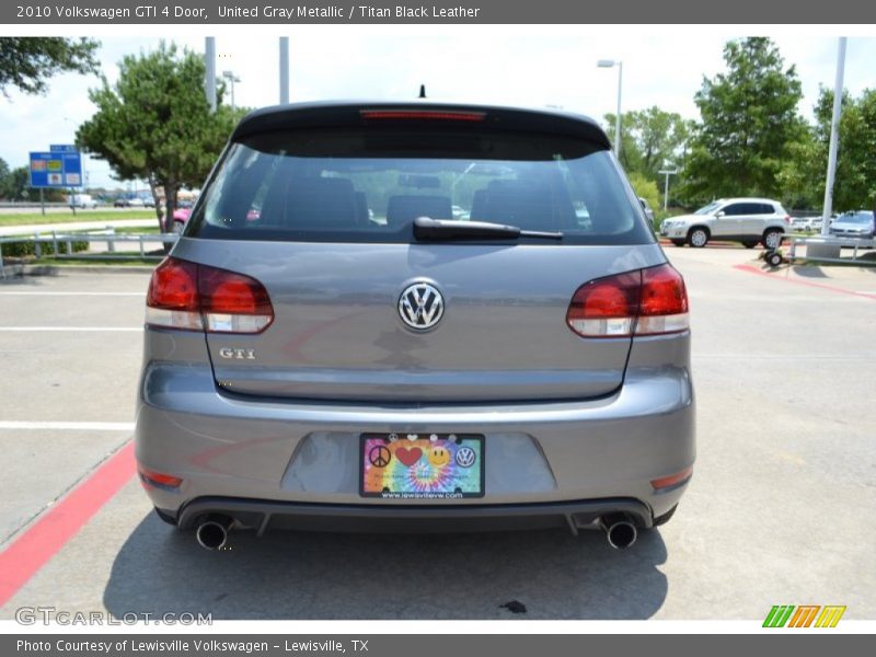 United Gray Metallic / Titan Black Leather 2010 Volkswagen GTI 4 Door