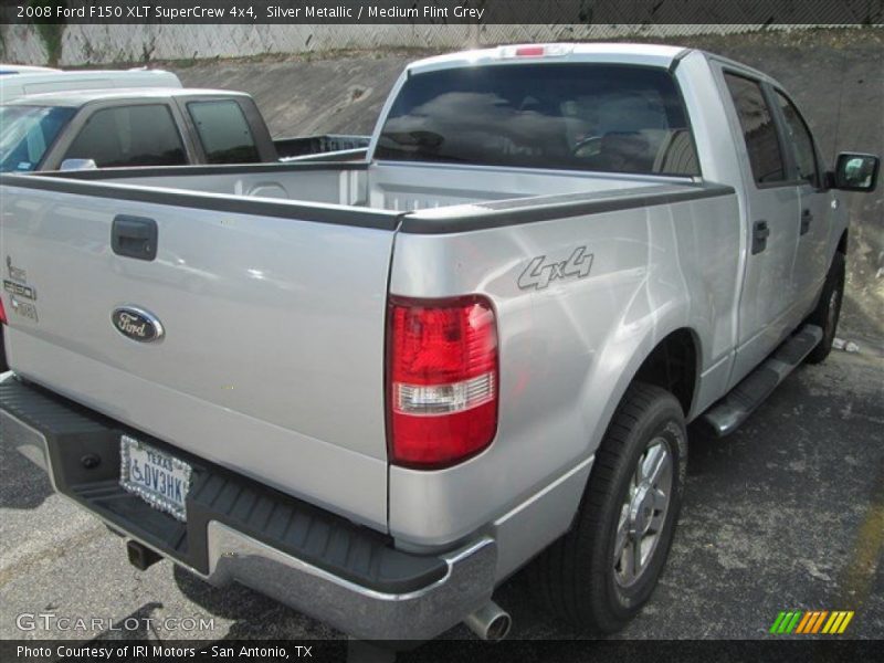 Silver Metallic / Medium Flint Grey 2008 Ford F150 XLT SuperCrew 4x4