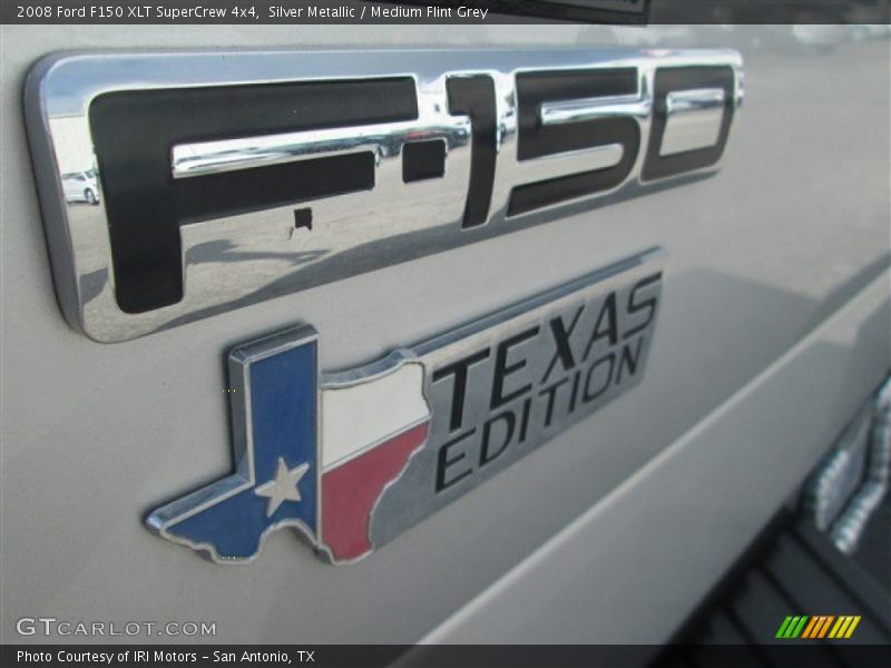 Silver Metallic / Medium Flint Grey 2008 Ford F150 XLT SuperCrew 4x4