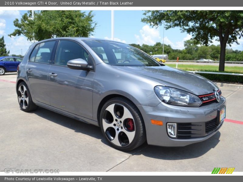 United Gray Metallic / Titan Black Leather 2010 Volkswagen GTI 4 Door