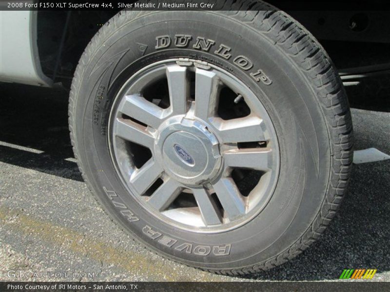 Silver Metallic / Medium Flint Grey 2008 Ford F150 XLT SuperCrew 4x4