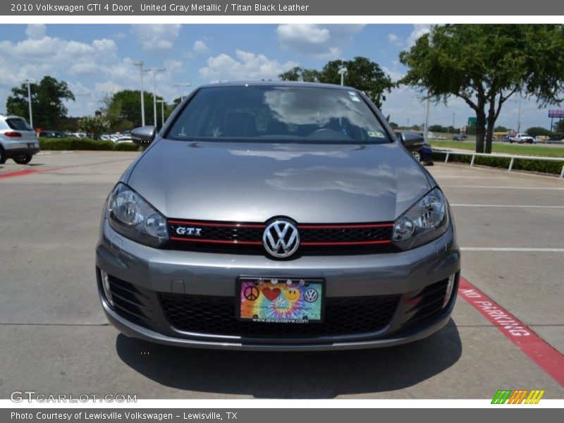 United Gray Metallic / Titan Black Leather 2010 Volkswagen GTI 4 Door