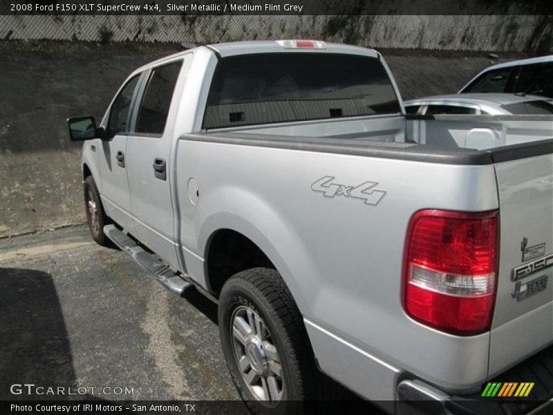 Silver Metallic / Medium Flint Grey 2008 Ford F150 XLT SuperCrew 4x4