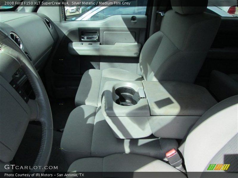 Silver Metallic / Medium Flint Grey 2008 Ford F150 XLT SuperCrew 4x4