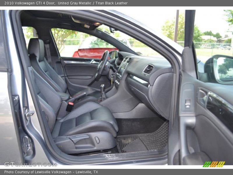 United Gray Metallic / Titan Black Leather 2010 Volkswagen GTI 4 Door