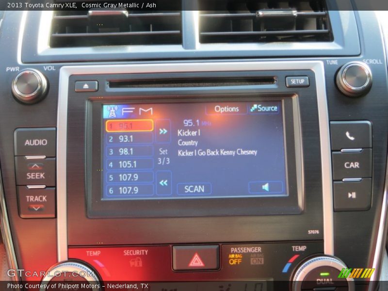 Cosmic Gray Metallic / Ash 2013 Toyota Camry XLE