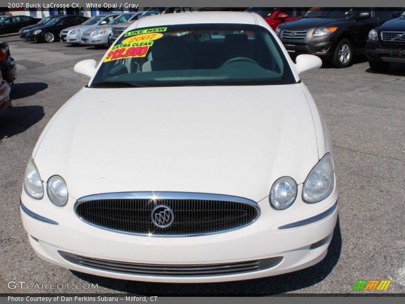 White Opal / Gray 2007 Buick LaCrosse CX