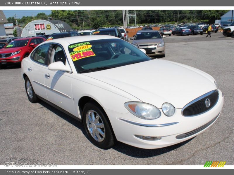 White Opal / Gray 2007 Buick LaCrosse CX