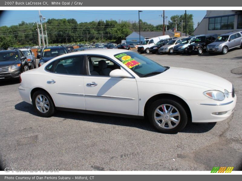 White Opal / Gray 2007 Buick LaCrosse CX