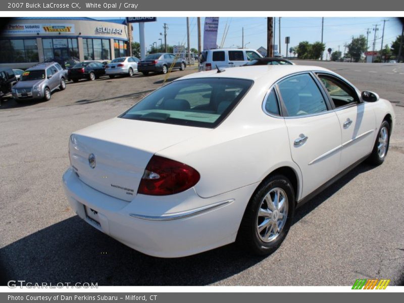 White Opal / Gray 2007 Buick LaCrosse CX