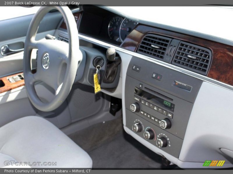 White Opal / Gray 2007 Buick LaCrosse CX
