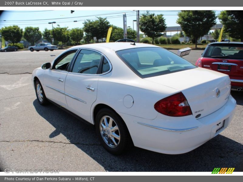 White Opal / Gray 2007 Buick LaCrosse CX