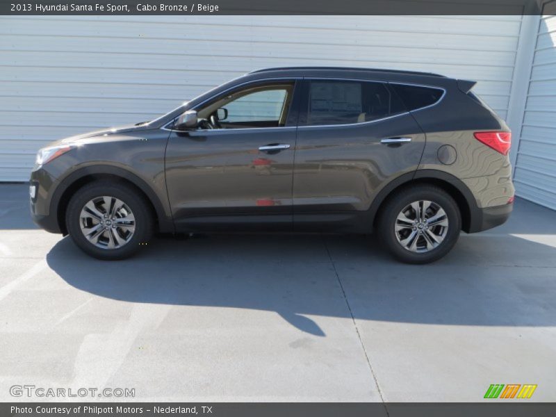 Cabo Bronze / Beige 2013 Hyundai Santa Fe Sport