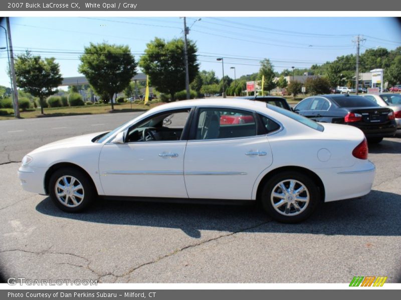 White Opal / Gray 2007 Buick LaCrosse CX