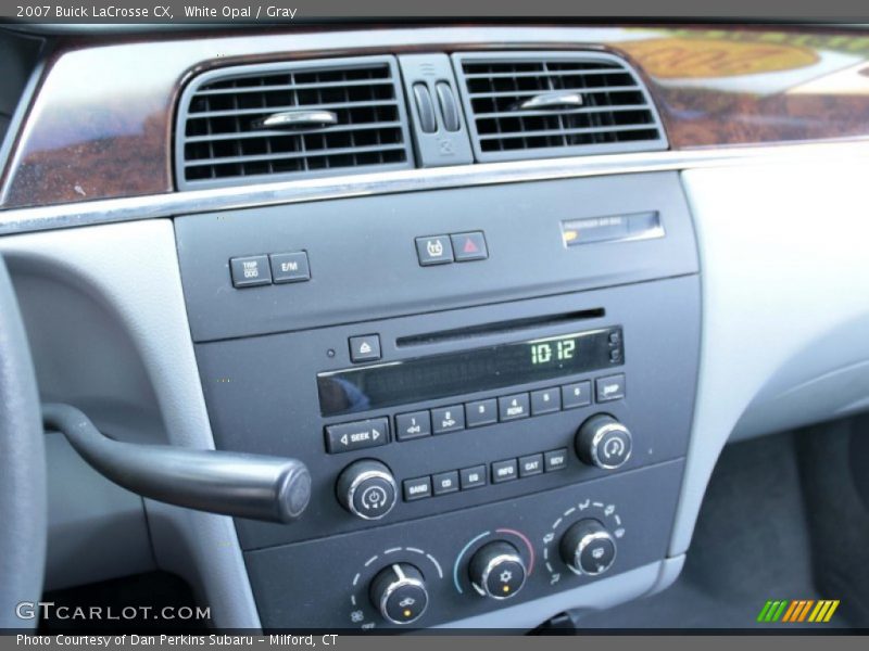 White Opal / Gray 2007 Buick LaCrosse CX