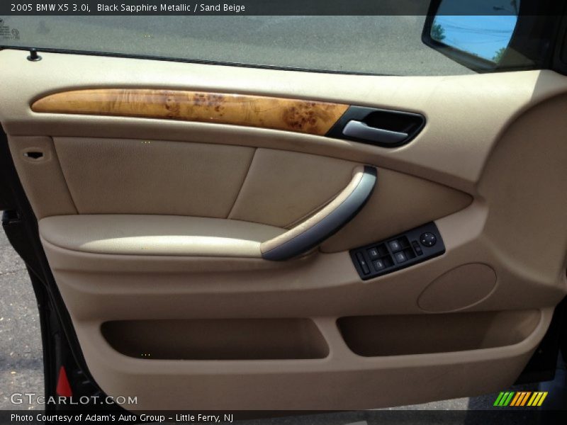 Black Sapphire Metallic / Sand Beige 2005 BMW X5 3.0i
