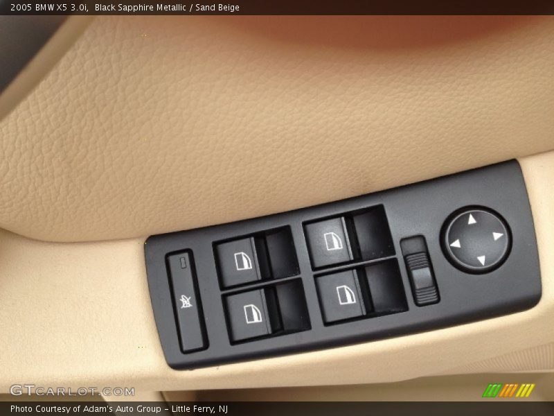 Black Sapphire Metallic / Sand Beige 2005 BMW X5 3.0i