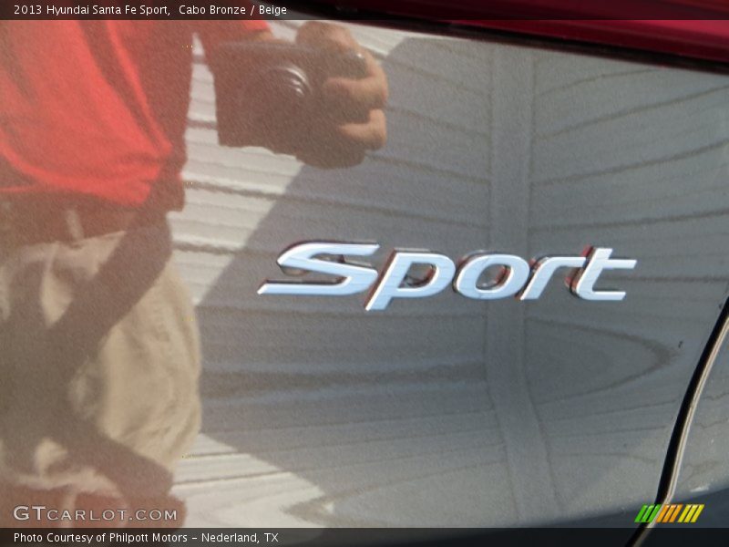 Cabo Bronze / Beige 2013 Hyundai Santa Fe Sport