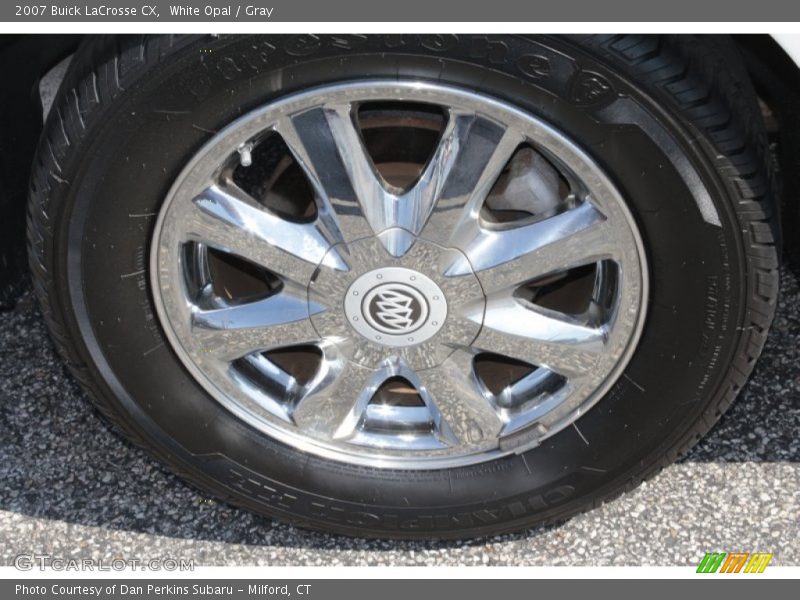 White Opal / Gray 2007 Buick LaCrosse CX