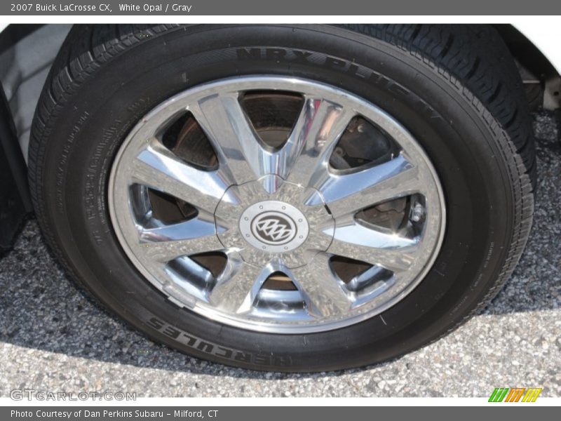 White Opal / Gray 2007 Buick LaCrosse CX